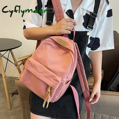 Cyflymder Fashion Mini Backpack Women Kawaii Shoulder Bag For Teenage Girls Multi-Function Small