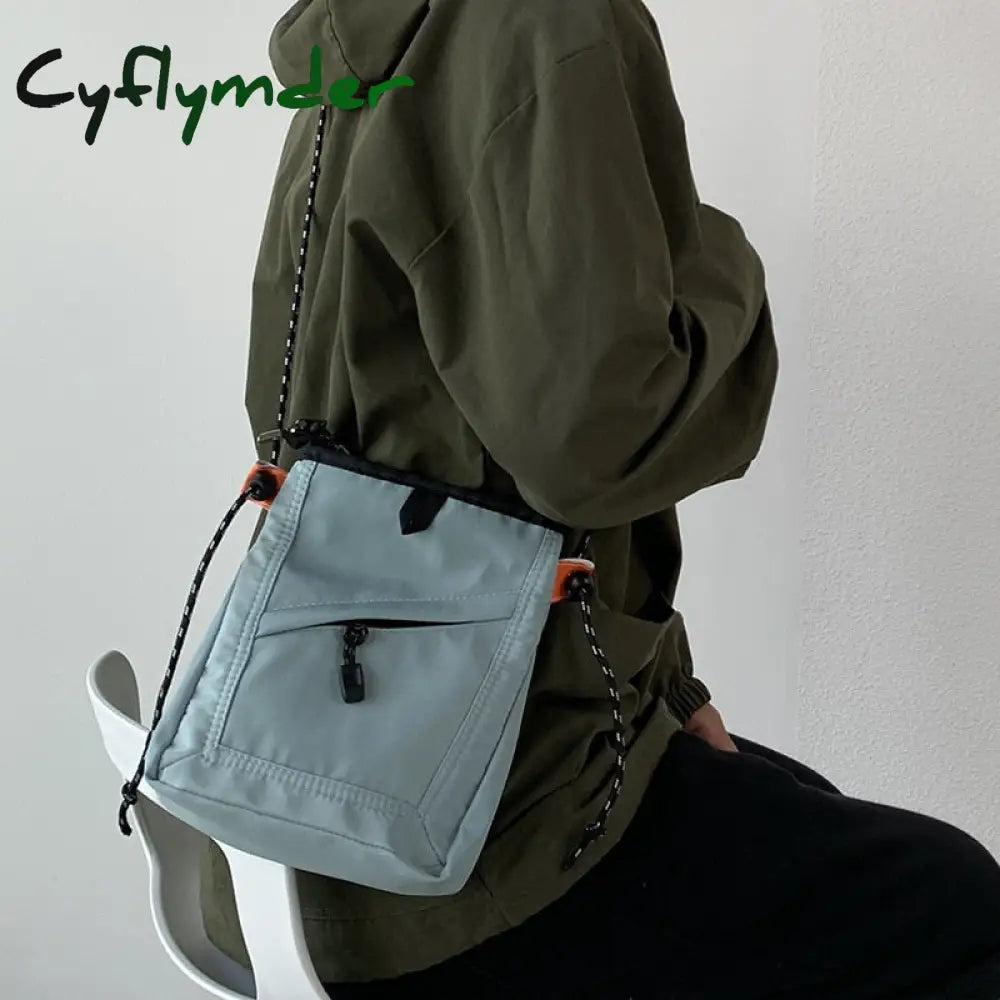 Cyflymder Fashion Mini Waterproof Travel Bag Small Square Shoulder Men Women Handbag Messenger