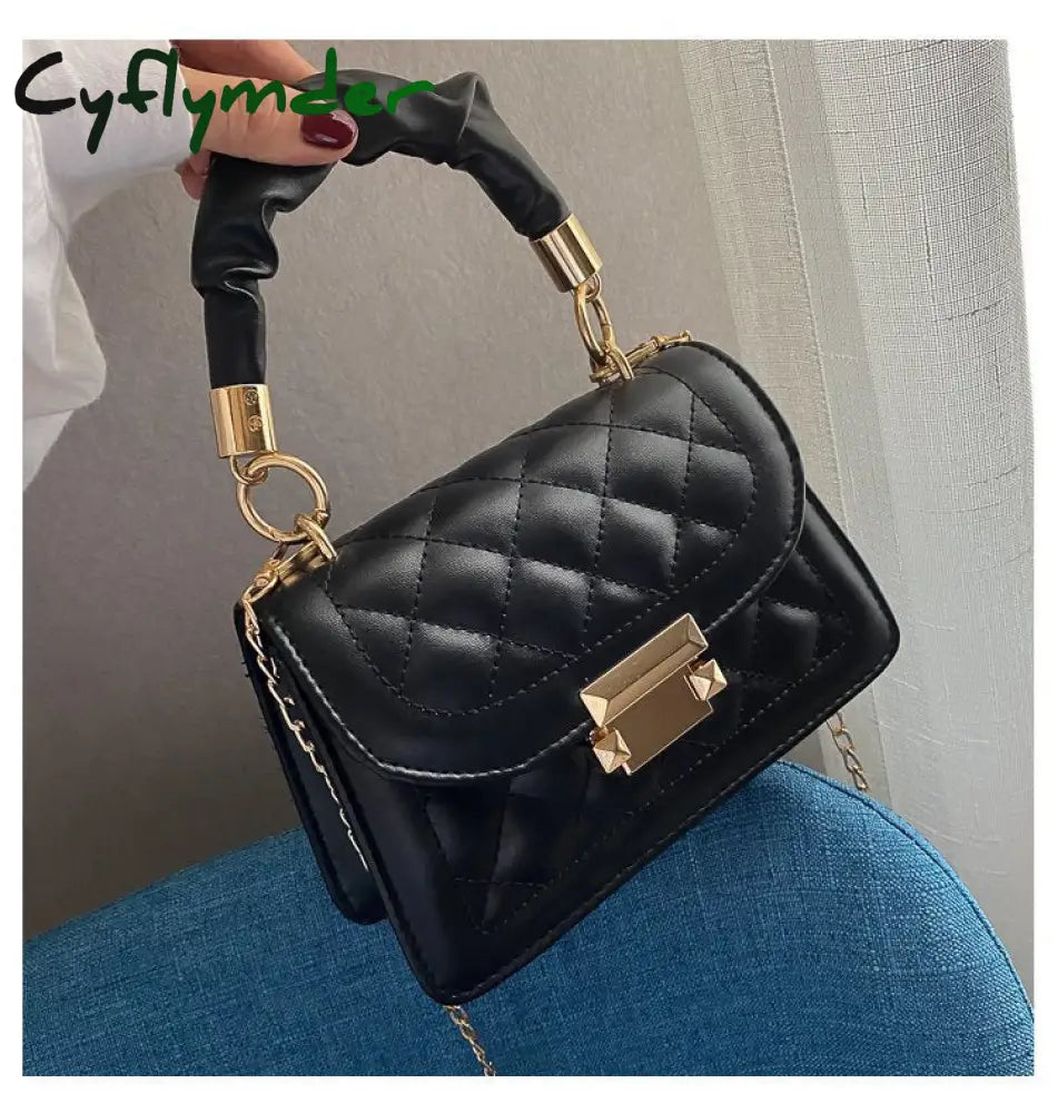 Cyflymder Fashion New Crossbody Bag Women Casual All-Match Shoulder Bags Texture Handbag Small