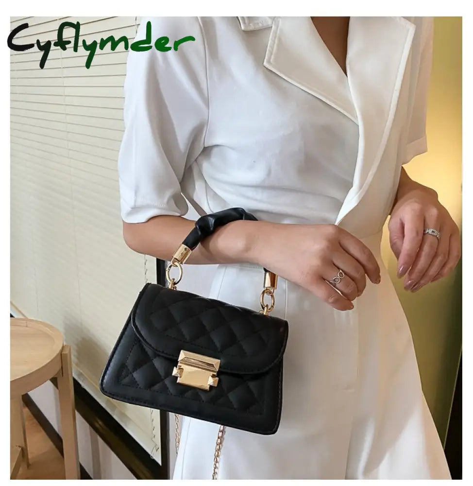 Cyflymder Fashion New Crossbody Bag Women Casual All-Match Shoulder Bags Texture Handbag Small