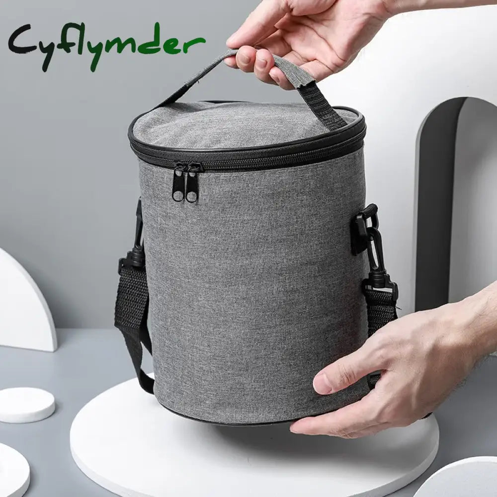 Cyflymder Fashion Oxford Thermal Bag For Lunch Portable Picnic Food Fresh-Keeping Cooler Women Men