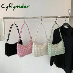 Cyflymder Fashion Pure Color Shoulder Bags Large Capacity Messenger Bag Casual Crossbody Women