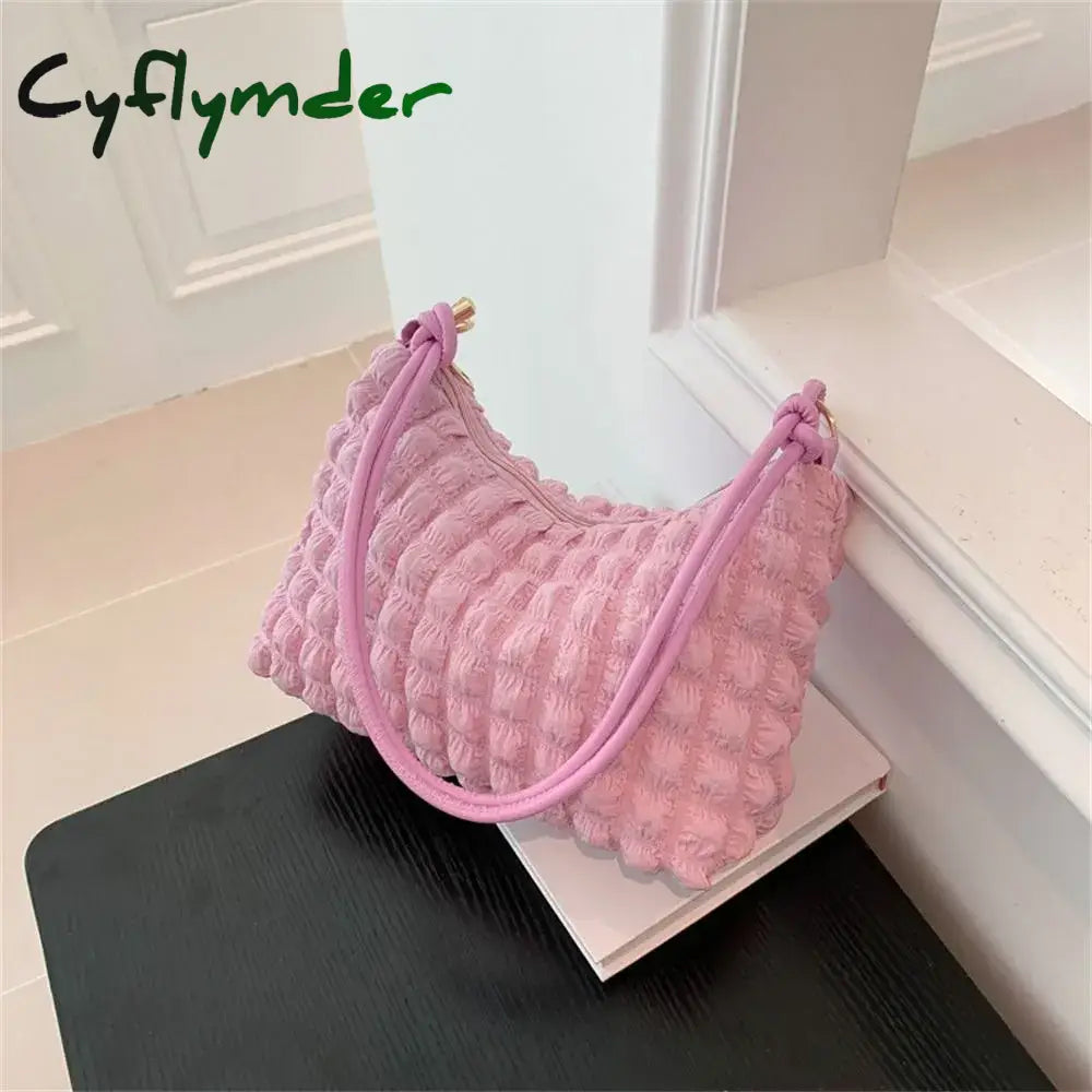 Cyflymder Fashion Pure Color Shoulder Bags Large Capacity Messenger Bag Casual Crossbody Women