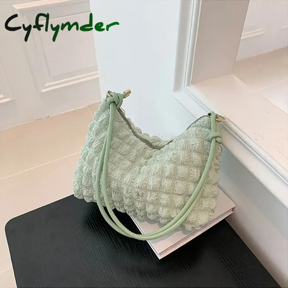 Cyflymder Fashion Pure Color Shoulder Bags Large Capacity Messenger Bag Casual Crossbody Women