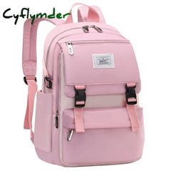 Cyflymder Fashion School Bags For Teenage Girls Waterproof Big Schoolbag Children Backpack Book Bag