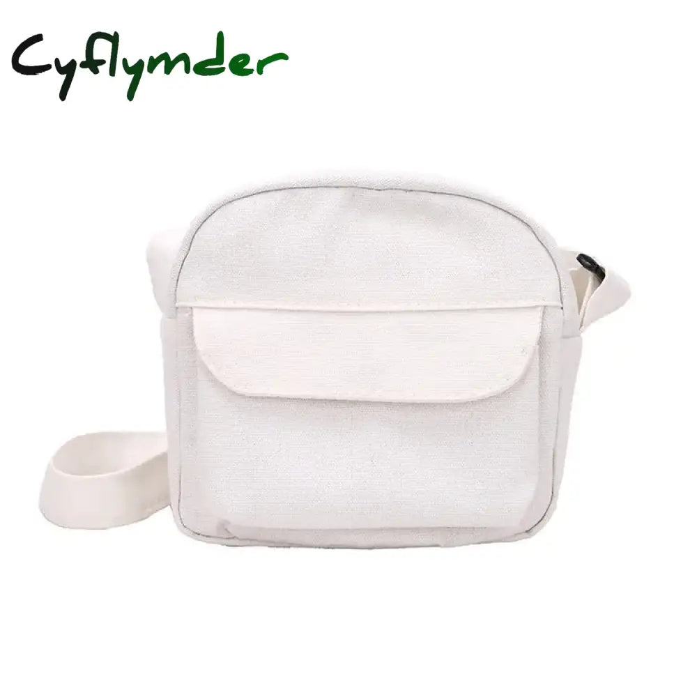 Cyflymder Fashion Small Canvas Crossbody Bags For Women Mini Shoulder Phone Wallet Girl Student