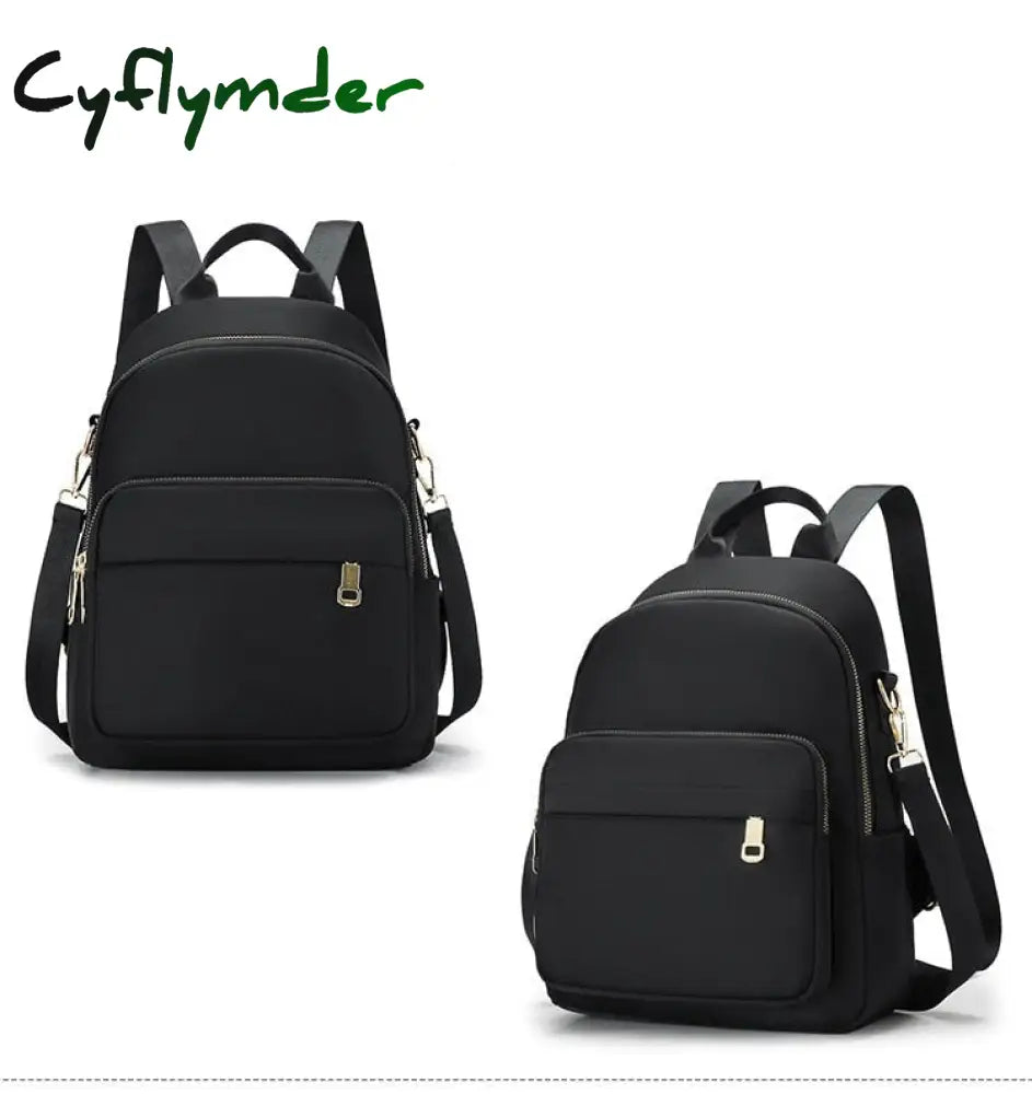 Cyflymder Fashion Solid Color School Bags For College Students Large Capacity Backpacks Women