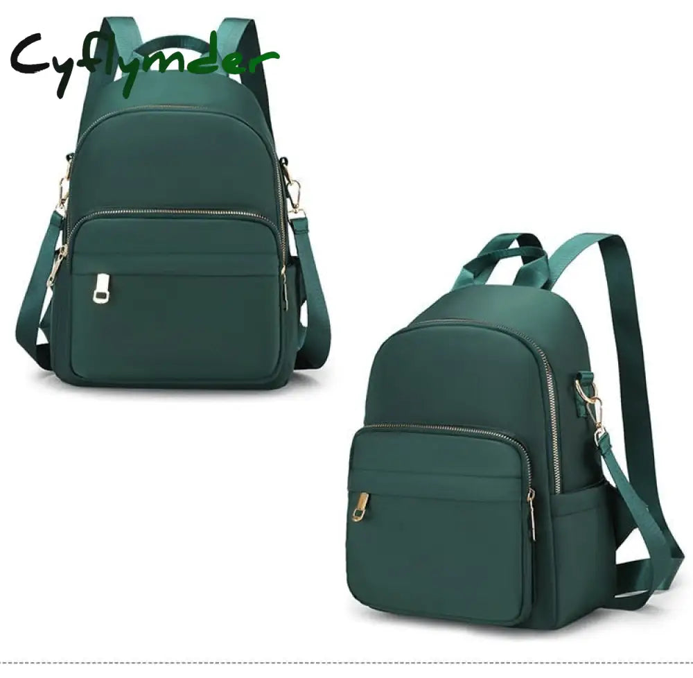 Cyflymder Fashion Solid Color School Bags For College Students Large Capacity Backpacks Women