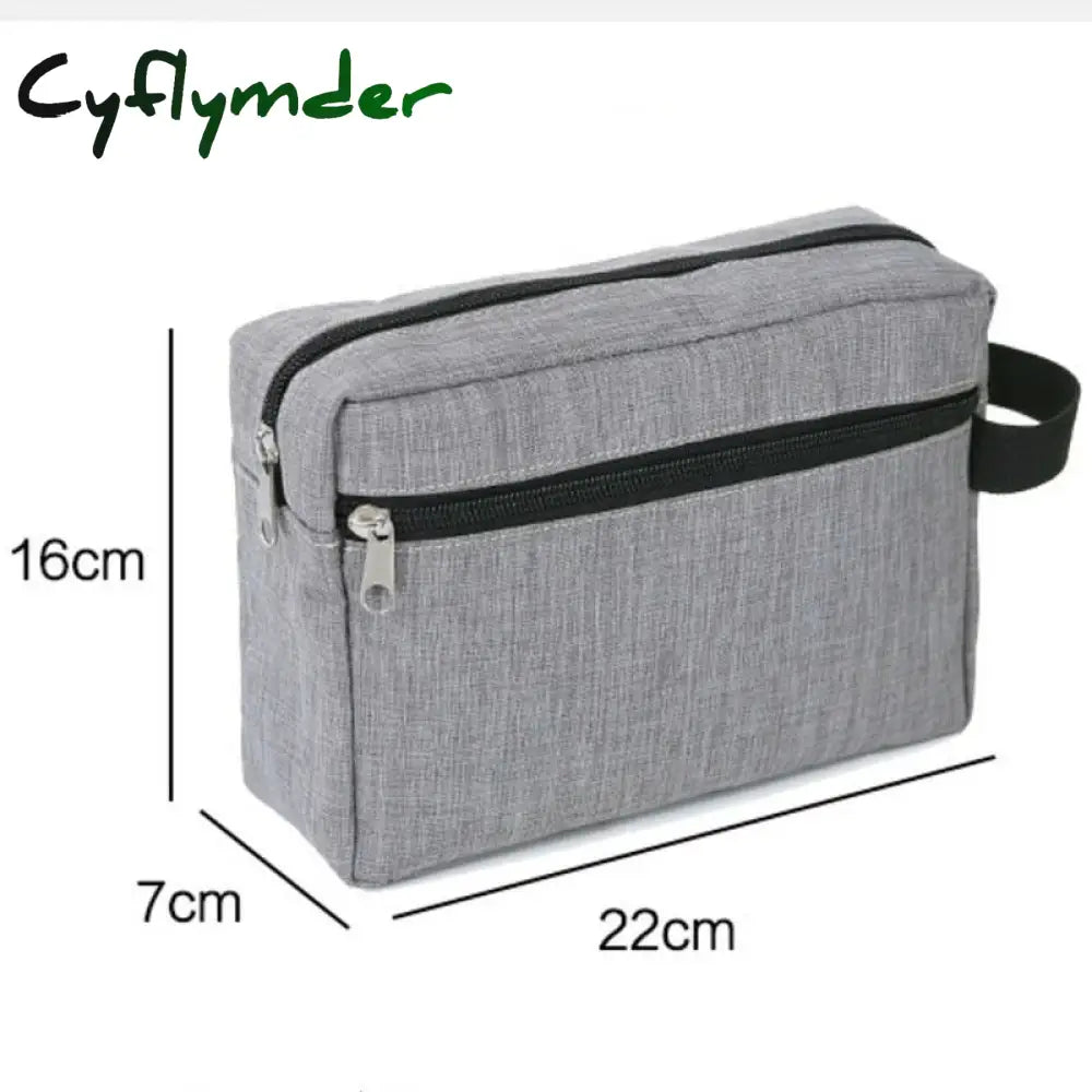 Cyflymder Fashion Storage Cosmetic Bags Travel Bag Waterproof Toiletry Wash Kit Hand Pouch For