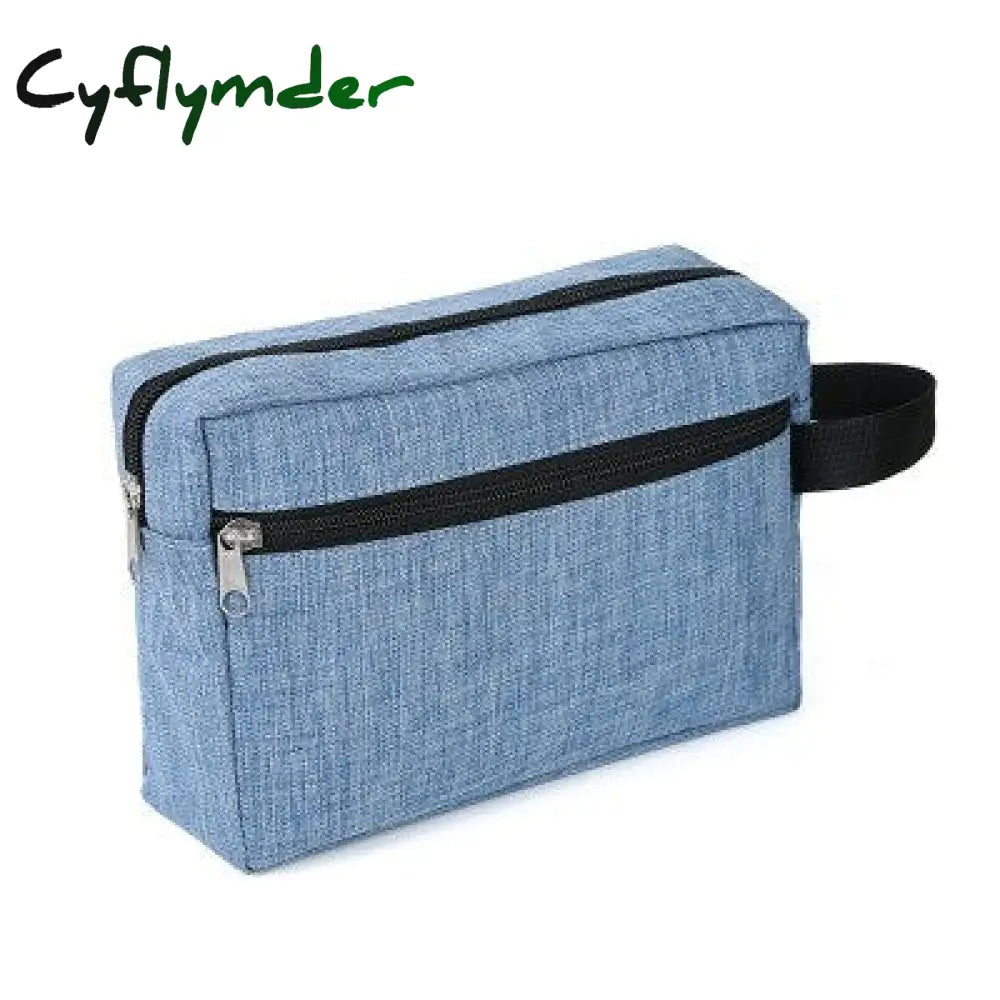 Cyflymder Fashion Storage Cosmetic Bags Travel Bag Waterproof Toiletry Wash Kit Hand Pouch For