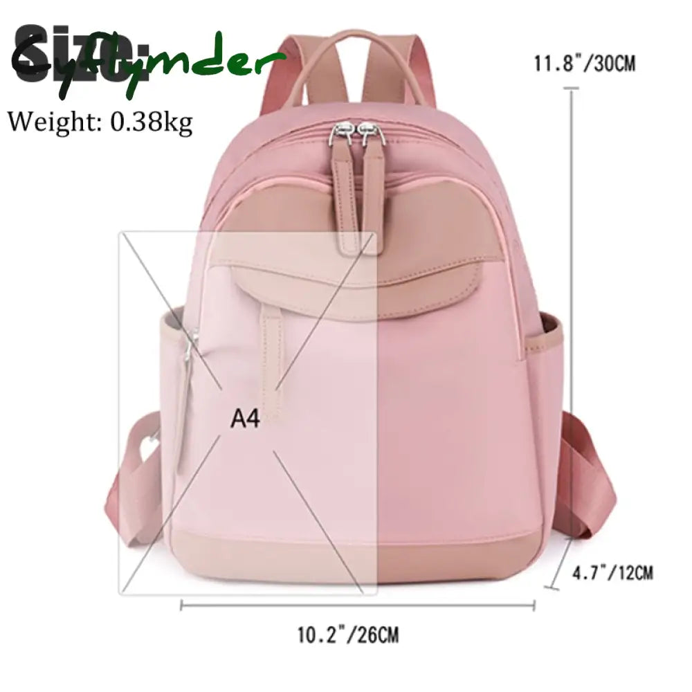 Cyflymder Fashion Style Female Backpack Oxford Cloth Nylon Bookbags For School Teenagers Girls New