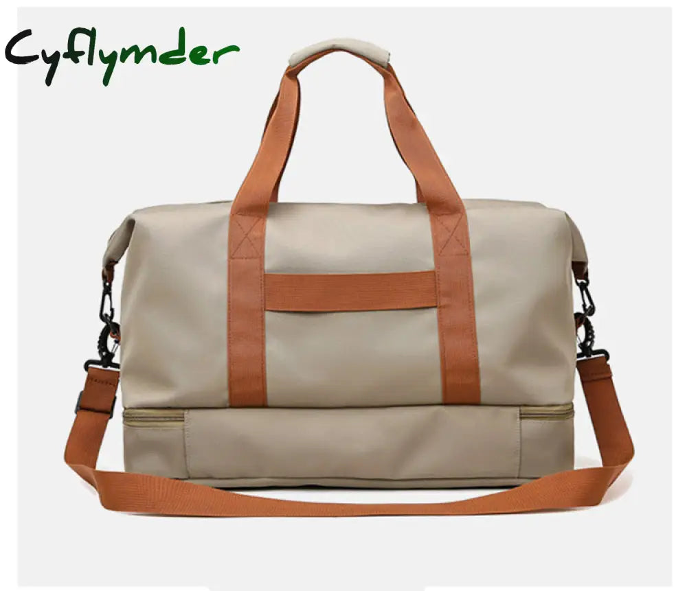 Cyflymder Fashion Travel Bags For Women Large Capacity Men’s Sports Bag Waterproof Weekend Sac