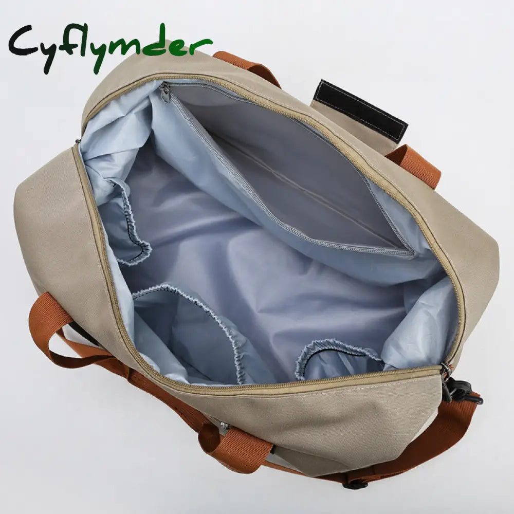 Cyflymder Fashion Travel Bags For Women Large Capacity Men’s Sports Bag Waterproof Weekend Sac