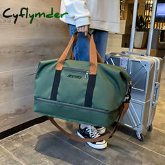 Cyflymder Fashion Travel Bags For Women Large Capacity Men’s Sports Bag Waterproof Weekend Sac