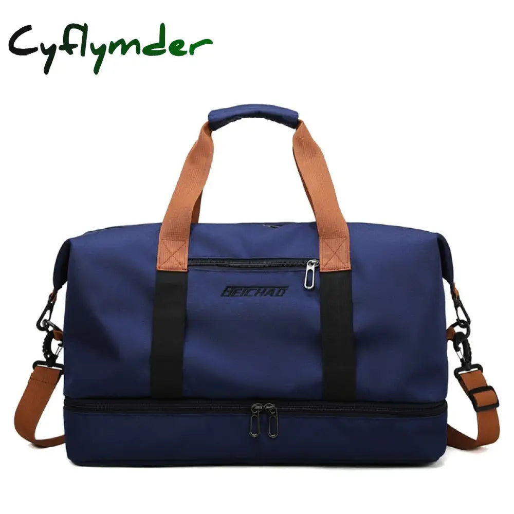 Cyflymder Fashion Travel Bags For Women Large Capacity Men’s Sports Bag Waterproof Weekend Sac