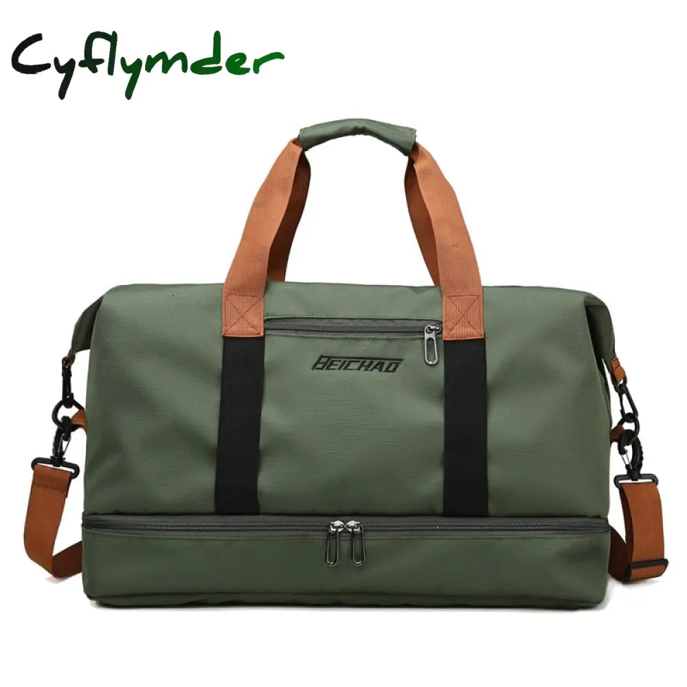 Cyflymder Fashion Travel Bags For Women Large Capacity Men’s Sports Bag Waterproof Weekend Sac