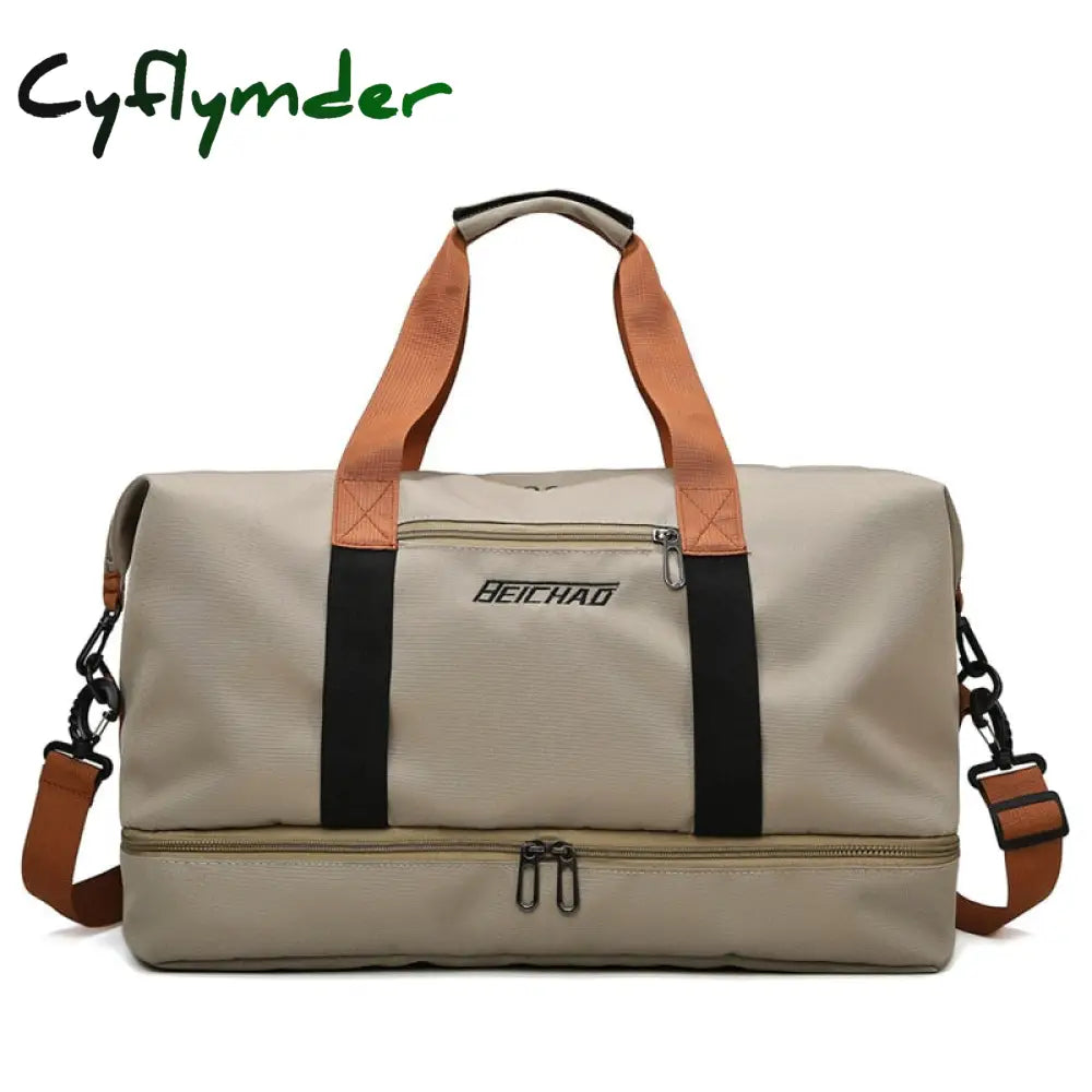 Cyflymder Fashion Travel Bags For Women Large Capacity Men’s Sports Bag Waterproof Weekend Sac