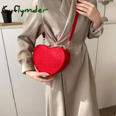 Cyflymder Fashion Vintage Heart Women Handbags Luxury Designer Handbag Bags For Women’s Shoulder