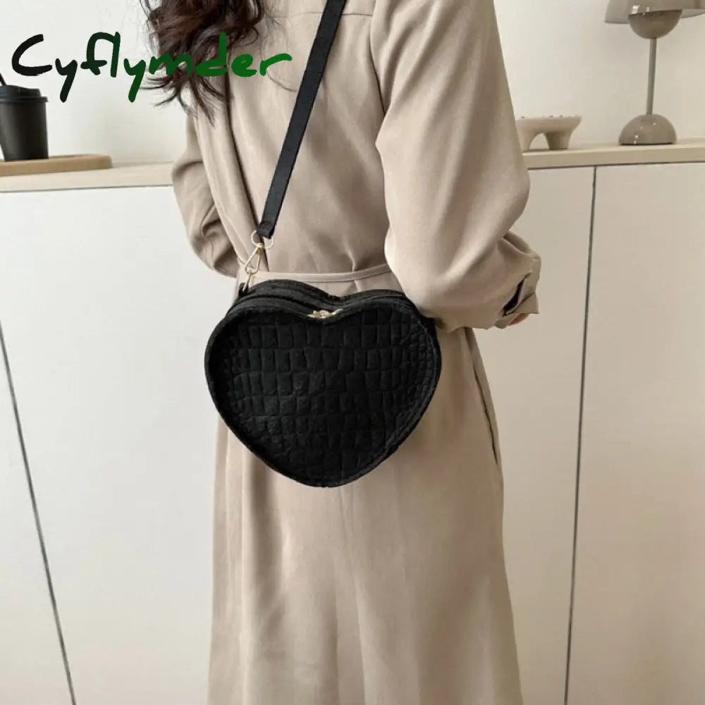 Cyflymder Fashion Vintage Heart Women Handbags Luxury Designer Handbag Bags For Women’s Shoulder