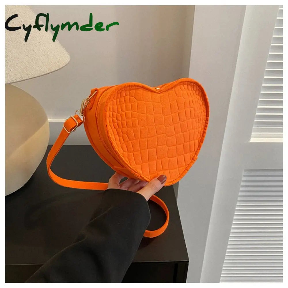 Cyflymder Fashion Vintage Heart Women Handbags Luxury Designer Handbag Bags For Women’s Shoulder