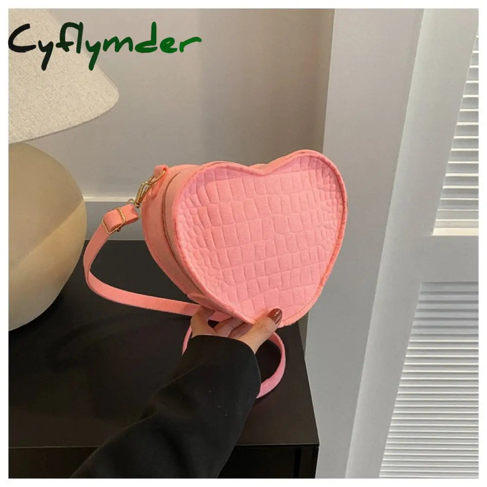 Cyflymder Fashion Vintage Heart Women Handbags Luxury Designer Handbag Bags For Women’s Shoulder