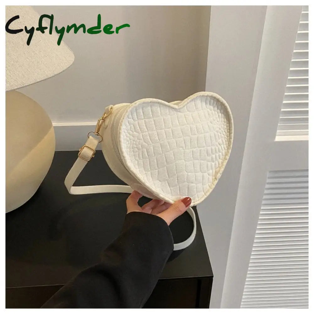 Cyflymder Fashion Vintage Heart Women Handbags Luxury Designer Handbag Bags For Women’s Shoulder