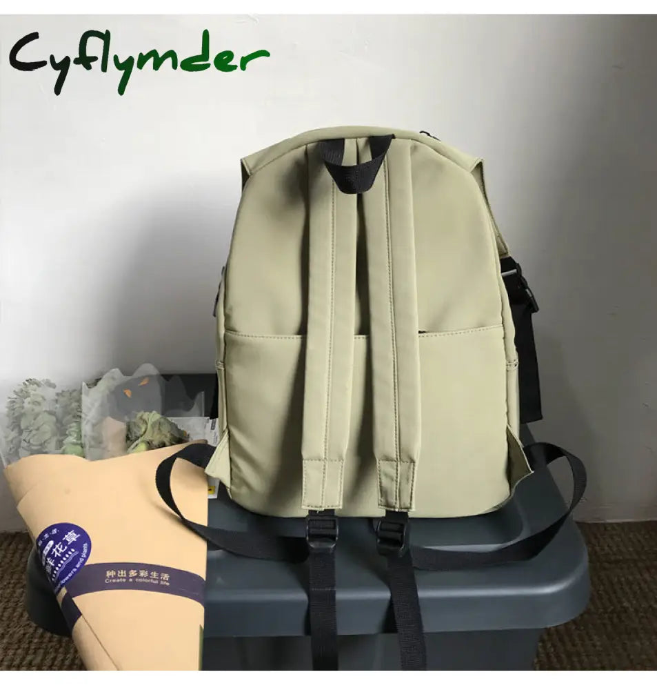 Cyflymder Fashion Waterproof Nylon Backpacks Women Shoulder Bag Female Big Small Travel Backpack