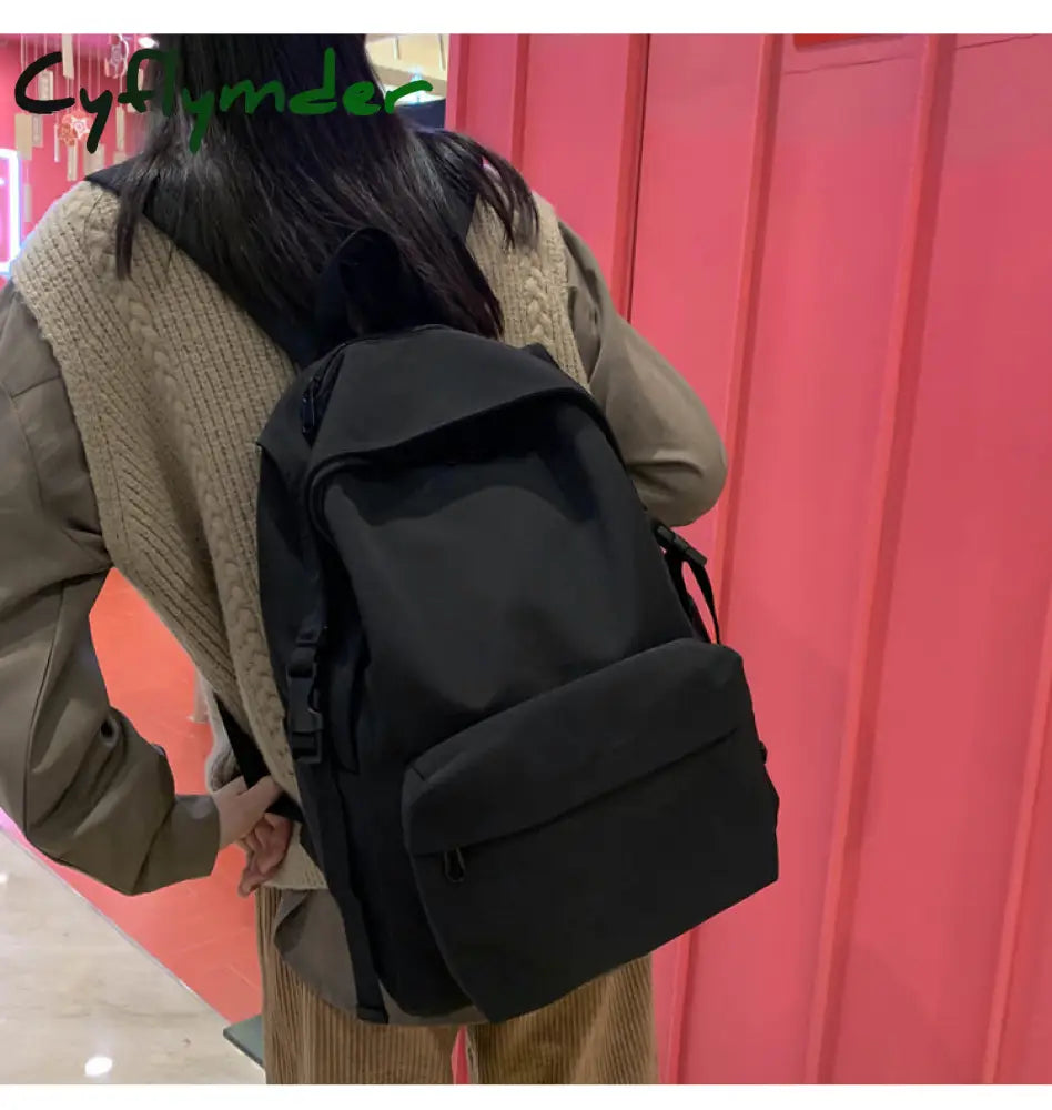 Cyflymder Fashion Waterproof Nylon Backpacks Women Shoulder Bag Female Big Small Travel Backpack