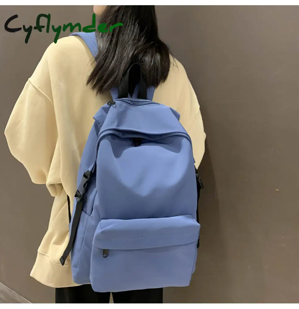 Cyflymder Fashion Waterproof Nylon Backpacks Women Shoulder Bag Female Big Small Travel Backpack