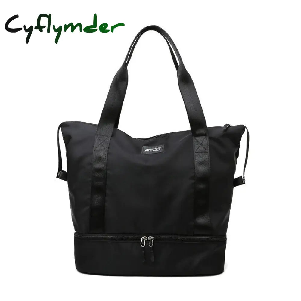 Cyflymder Fashion Waterproof Travel Duffle Bags For Women Large Capacity Lady Luggage Storage Bag