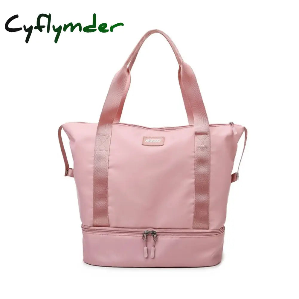 Cyflymder Fashion Waterproof Travel Duffle Bags For Women Large Capacity Lady Luggage Storage Bag