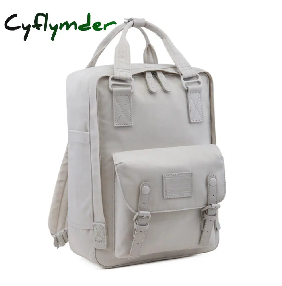 Cyflymder Fashion Women Backpack 14 Inch Laptop Waterproof Rucksack High Quality School Bags For