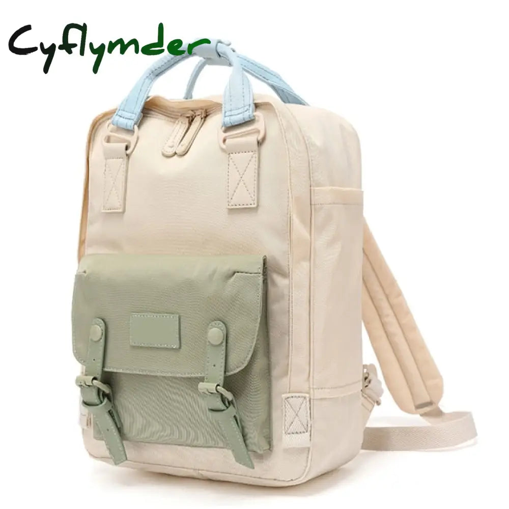 Cyflymder Fashion Women Backpack 14 Inch Laptop Waterproof Rucksack High Quality School Bags For