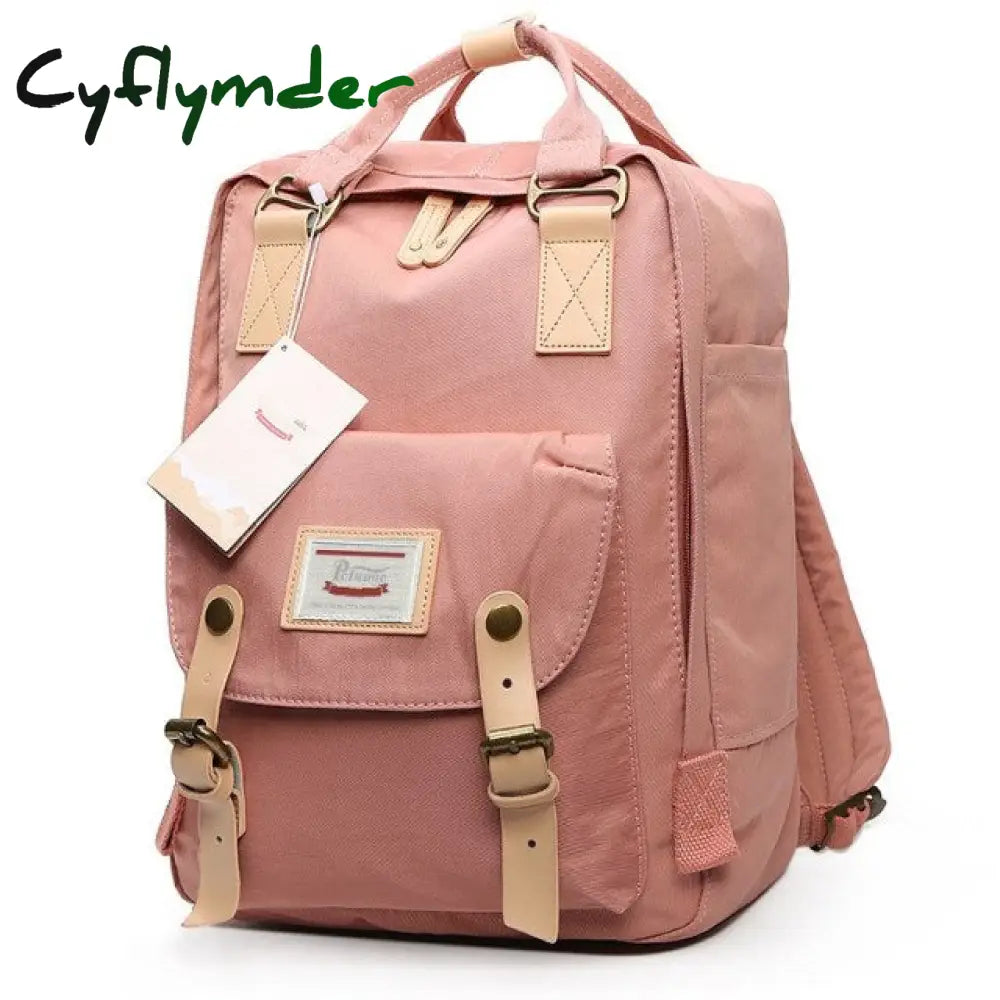 Cyflymder Fashion Women Backpack 14 Inch Laptop Waterproof Rucksack High Quality School Bags For