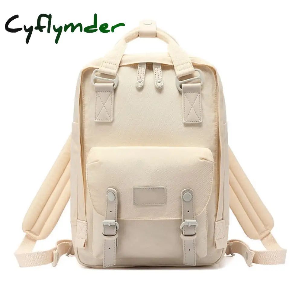 Cyflymder Fashion Women Backpack 14 Inch Laptop Waterproof Rucksack High Quality School Bags For