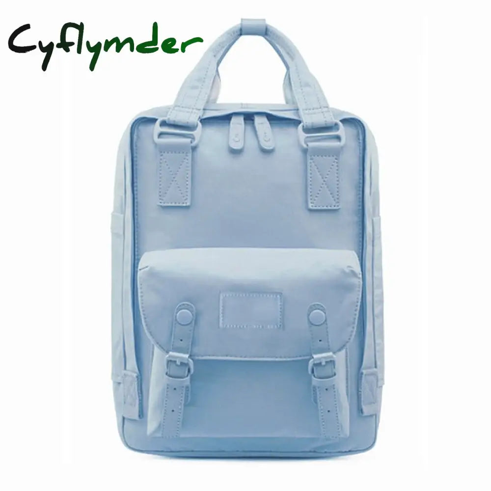 Cyflymder Fashion Women Backpack 14 Inch Laptop Waterproof Rucksack High Quality School Bags For