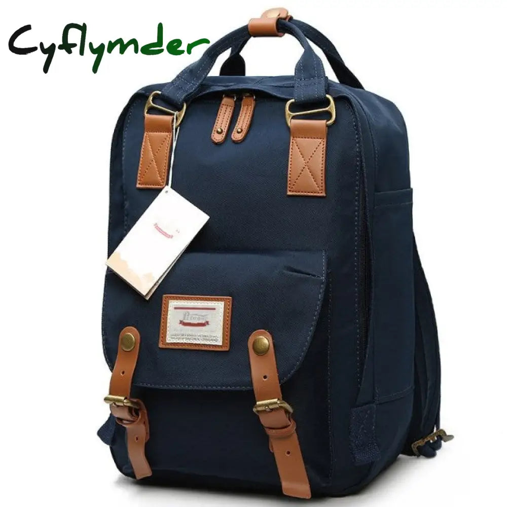 Cyflymder Fashion Women Backpack 14 Inch Laptop Waterproof Rucksack High Quality School Bags For