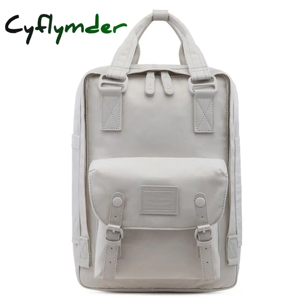 Cyflymder Fashion Women Backpack 14 Inch Laptop Waterproof Rucksack High Quality School Bags For