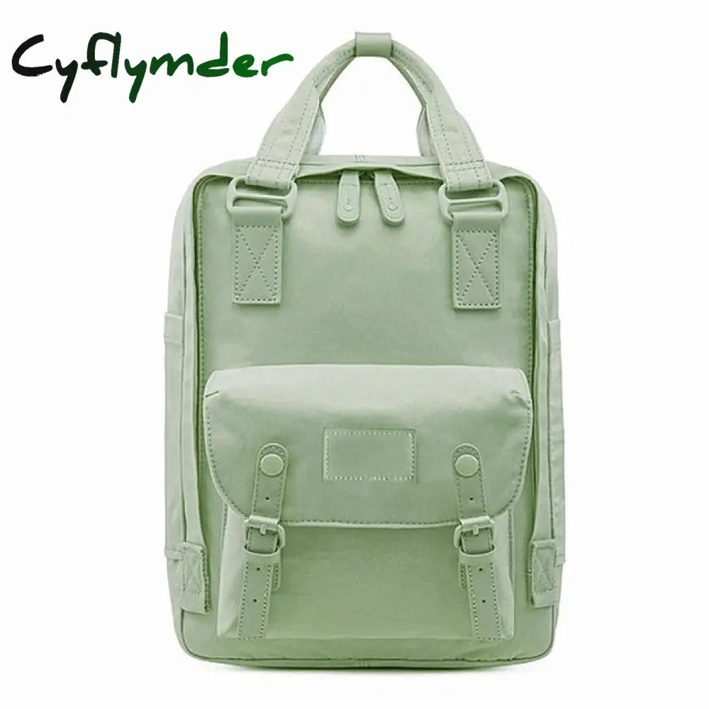 Cyflymder Fashion Women Backpack 14 Inch Laptop Waterproof Rucksack High Quality School Bags For