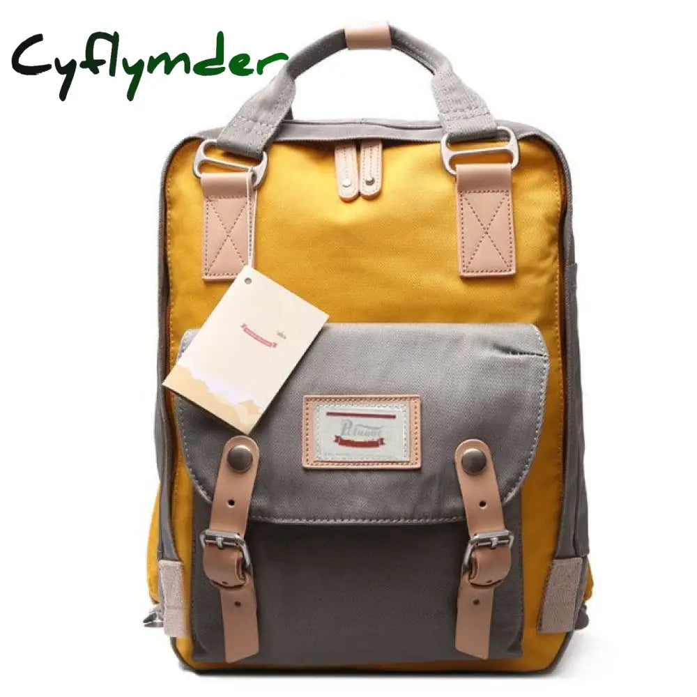 Cyflymder Fashion Women Backpack 14 Inch Laptop Waterproof Rucksack High Quality School Bags For