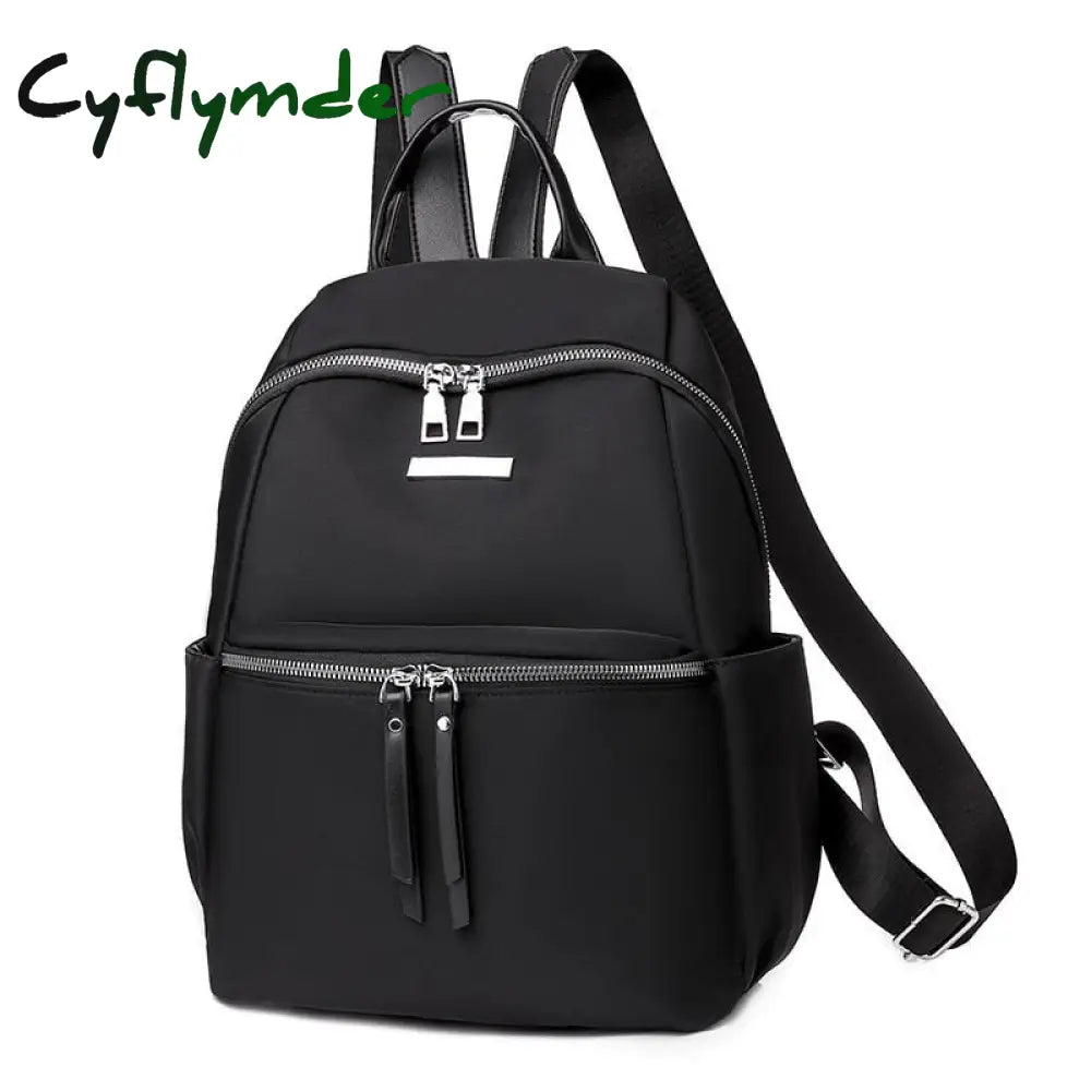 Cyflymder Fashion Women Backpack Oxford Cloth Retro Casual Female Girls School Bag Travel Bagpack