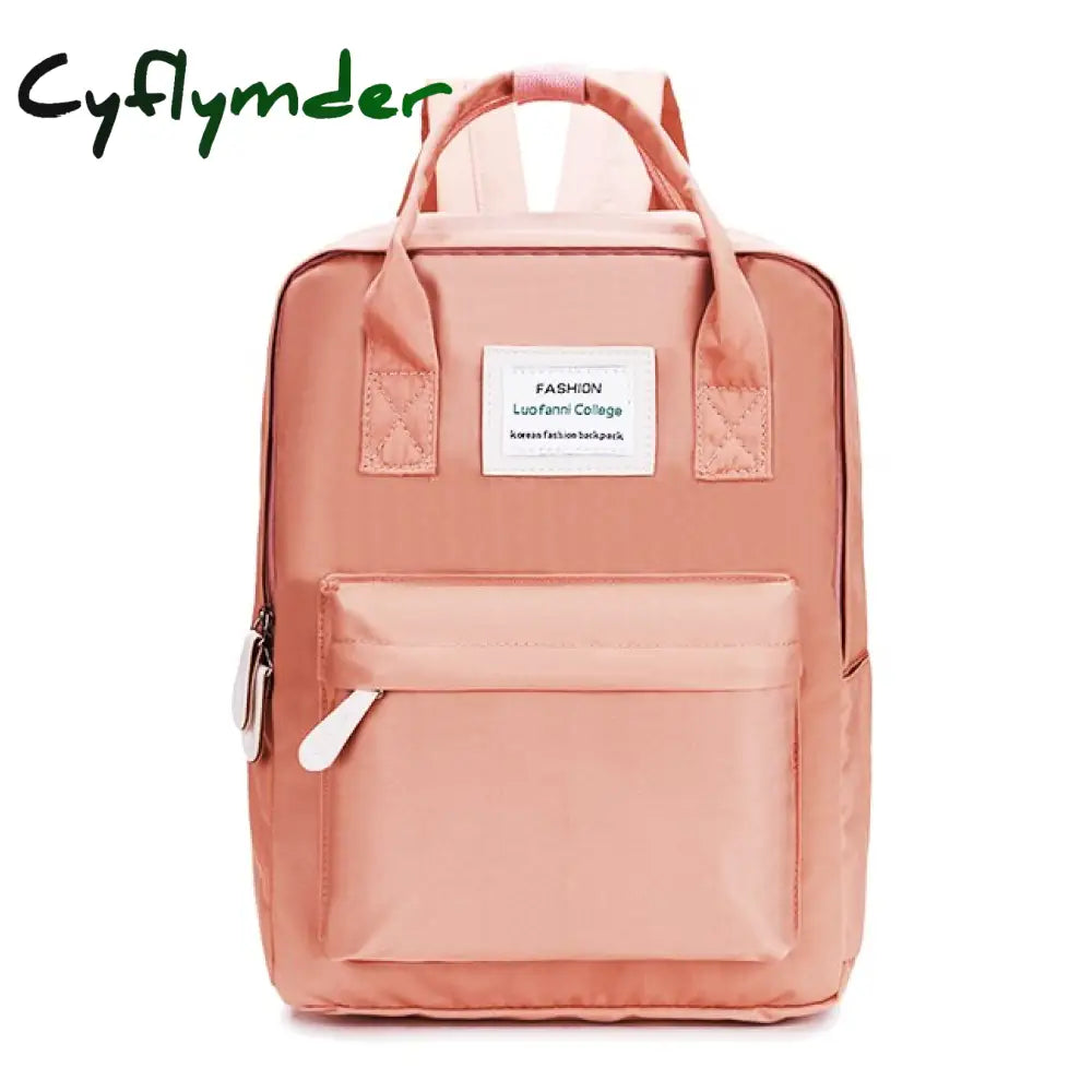 Cyflymder Fashion Women Backpack Waterproof Canvas Travel Female School Bag For Teenagers Girl