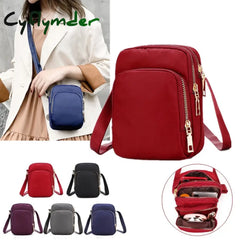 Cyflymder Fashion Women Crossbody Zipper Mobile Phone Shoulder Bag Lady Female Multifunction