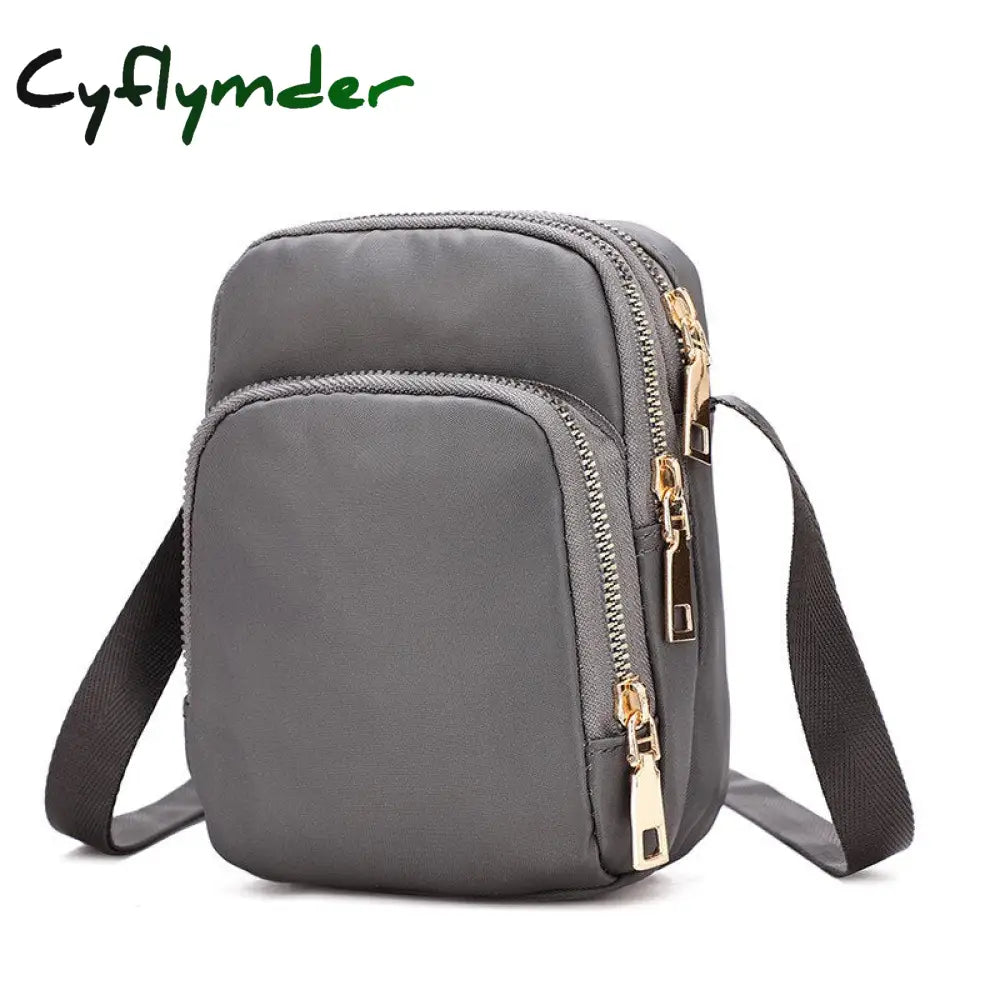 Cyflymder Fashion Women Crossbody Zipper Mobile Phone Shoulder Bag Lady Female Multifunction