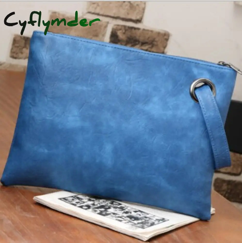 Cyflymder Fashion Women Elegant Party Clutches Pu Leather Envelope Clutch Bag Handbag Lady Female