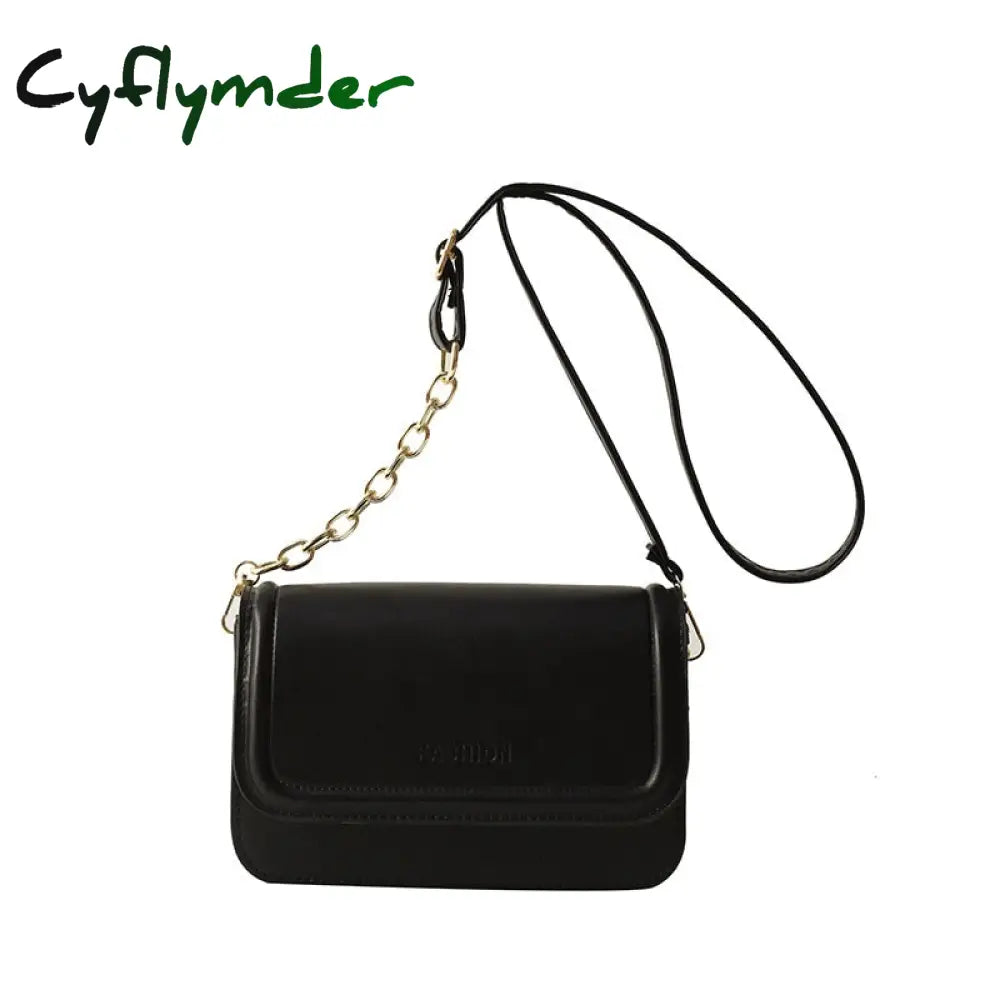 Cyflymder Fashion Women Luxury Handbag Pu Simple Shoulder Bags Female Daily Design Totes Purse