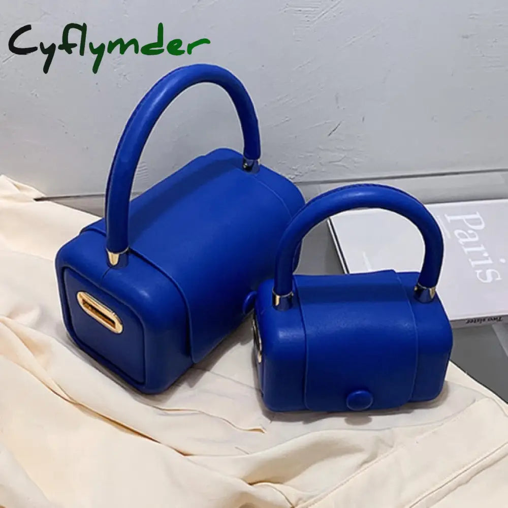 Cyflymder Fashion Women Saddle Luxury Designer Bags Mini Leather Handbags And Purses Chic Shoulder