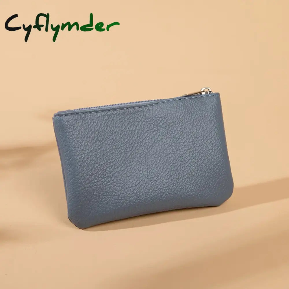 Cyflymder Fashion Women Small Wallet For Ladies Zipper Card Purse Key Storage Bag High Quality PU Short Wallet Female