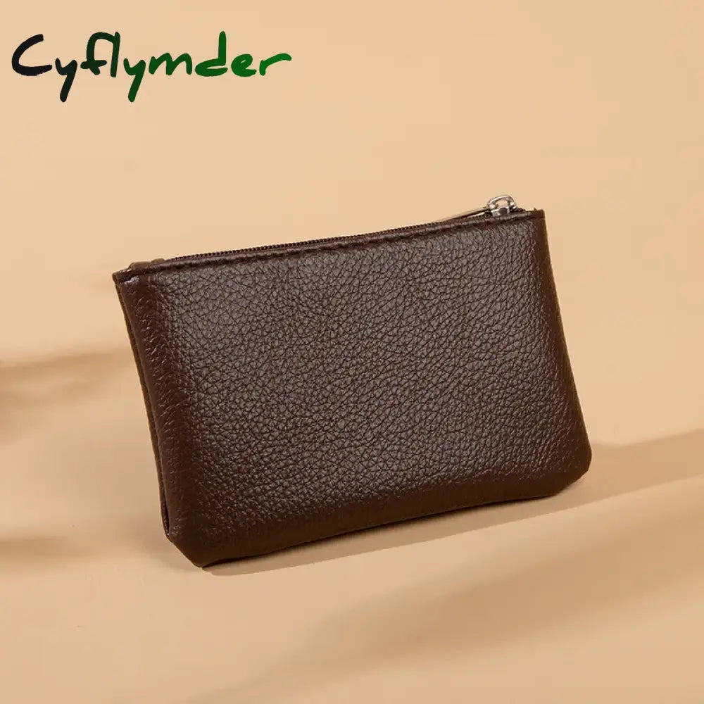 Cyflymder Fashion Women Small Wallet For Ladies Zipper Card Purse Key Storage Bag High Quality PU Short Wallet Female