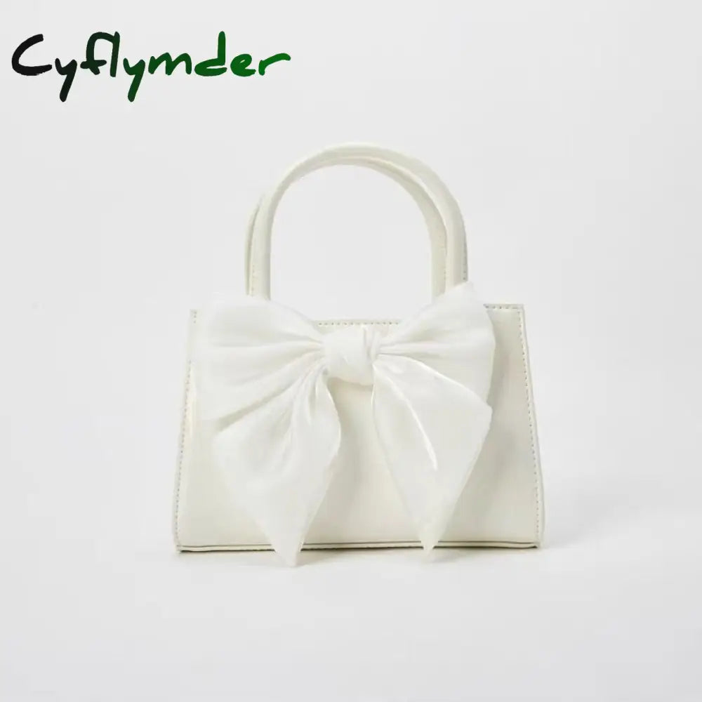 Cyflymder Fashion Women’s Clutch Purse Handbags Summer Pink Bowknot Female Underarm Bags Sweet